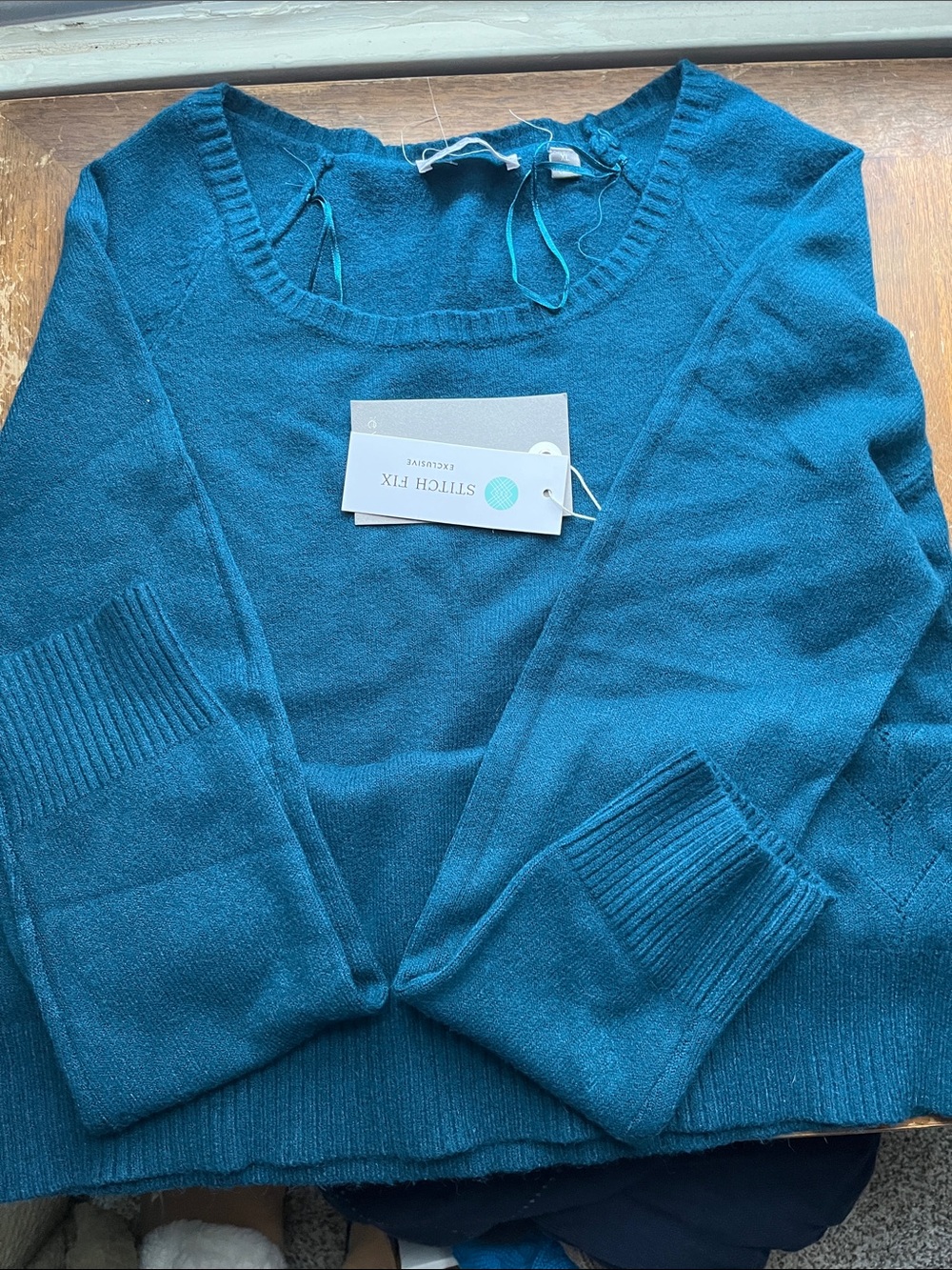 Teal Green sweater XL